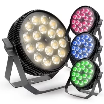 LIGHT4ME ALU TETRA RGBW PAR 18x10W projecteur pour éclairage de scène