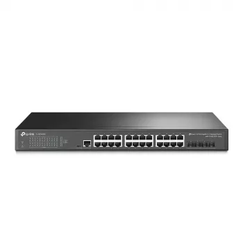 TP-Link JetStream TL-SG3428X commutateur réseau administrable L2+/L3 Gigabit Ethernet (10/100/1000) 1U noir