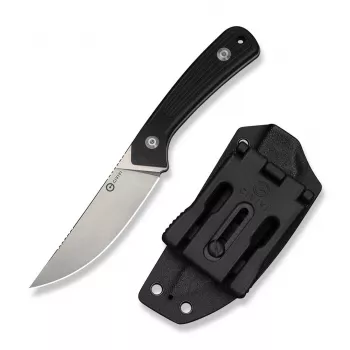 Couteau à lame fixe CIVIVI Carveth AEB-L noir G10 (C25040-1)