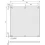 Panneau avant aluminium SCHROFF 4U 42HP, anodisé/chromaté, montage rack 19 pouces 30847463