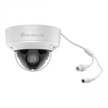 LevelOne FCS-3461 caméra IP dôme 2MP zoom 4x H.265 PoE intérieur/extérieur