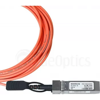 Câble optique actif BlueOptics SFP-AOC-10G-15M-RW-BO, SFP+ vers SFP+, 10 Gbit/s, 15 m, orange