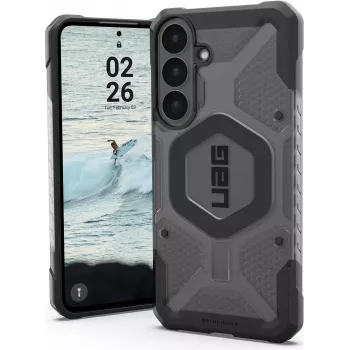 Coque UAG Pathfinder Clear Magnet pour Samsung Galaxy S26 FE (Ash/Black)