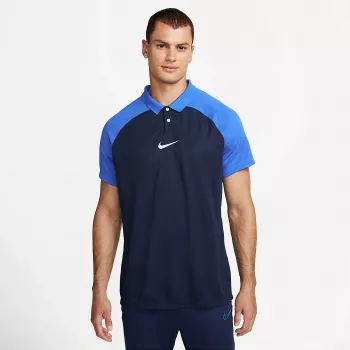 Polo Nike Academy Pro homme manches courtes, Obsidian/blanc, DH9228 451, L