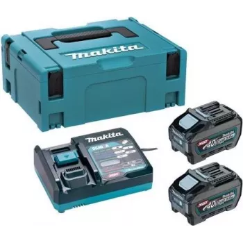 Kit d'alimentation Makita PSKGRT2J XGT 40V max avec 2 batteries 5,0 Ah et chargeur rapide