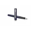 Stylo plume Waterman Impression plume fine laque bleue garnitures chromées coffret cadeau 2225502