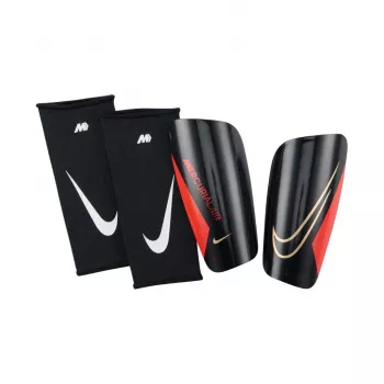 Protège-tibias de football Nike Mercurial Lite SuperLock noirs L