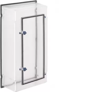 Capot de champ de compteurs HAGER ZAY450AT IP54, 450 mm avec porte