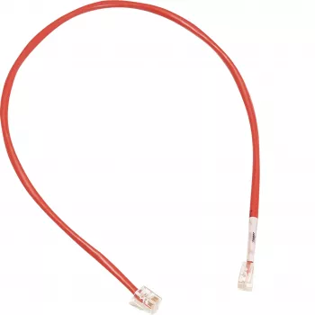 Câble de raccordement Hager ZZ12LMN200, 2x RJ12, rouge, 2 m