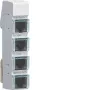 Module bus Hager LMN, 4 prises RJ12, passif, sans alimentation ZZ12LMN04P