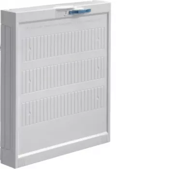 Plaque de recouvrement Hager universZ 300mm fermée blanc pur ZU79A