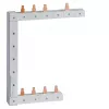 HAGER KCF963L Peigne de phase vertical gauche, 2 rangées, 63 A, 12 modules, type broche