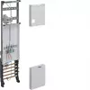 Hager ZH33Q7NT universZ tableau de comptage complet 1050x250mm triphasé 1 emplacement de compteur 10mm² avec fonction de sectionnement