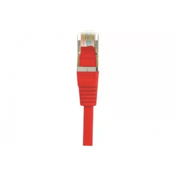 EXERTIS CONNECT Cat.5e F/UTP Patch Cable, RJ45, Red, 3.0 m, Slim Snagless Boot 847033