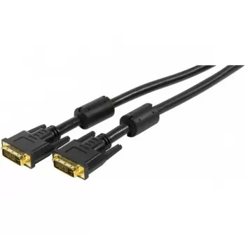EXERTIS CONNECT DVI-I Dual Link Monitor Cable, 24+5 Pin Male to Male, 3.0 m, Black EXC127671