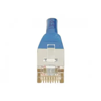 Câble de raccordement Cat.6 F/UTP Exertis Connect 842104, 1 m, bleu, protection de courbure slim