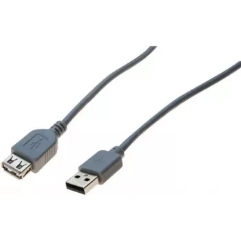EXERTIS CONNECT Câble d'extension USB 2.0, USB-A mâle vers USB-A femelle, 2,0 m, noir 532508