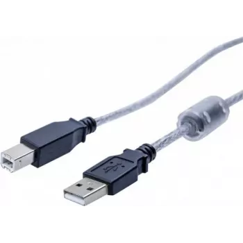 EXERTIS CONNECT Câble USB 2.0, USB-A mâle vers USB-B mâle, 2,0 m, noir 532535