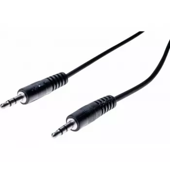 EXERTIS CONNECT Câble audio stéréo 3,5mm 5m mâle vers mâle, noir 108567