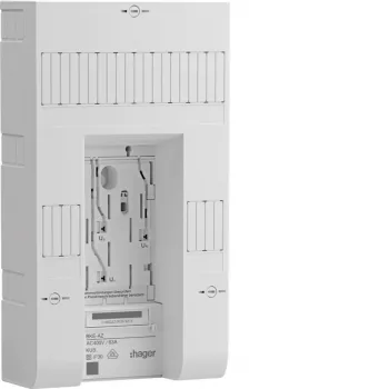 HAGER KU83CHE Armoire de compteur triphasée BKE-AZ avec RfZ 10+2+2 PLE, encastrée, blanche