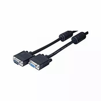 EXERTIS CONNECT Câble moniteur SVGA, HD D-Sub 15 broches mâle vers femelle, 2,0 m, noir 119800