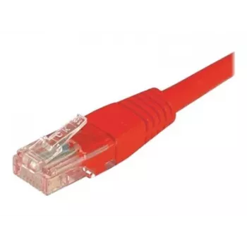 Câble patch Cat.6 U/UTP EXERTIS CONNECT, rouge, 3,0 m, RJ45, protection de la languette 243730