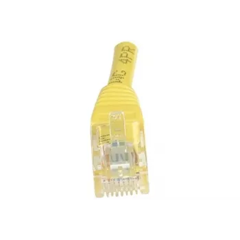 Câble patch Cat6 U/UTP EXERTIS CONNECT, RJ45, jaune, 1,5 m, anti-accroche EXC245740