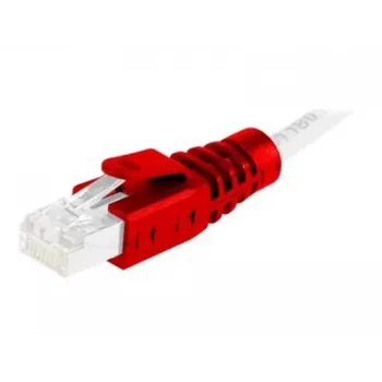 Manchon anti-pliure RJ45 EXERTIS CONNECT, rouge, lot de 10 253014