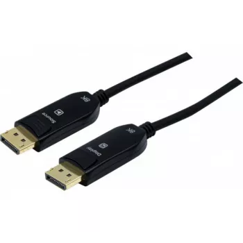 Câble fibre optique hybride DisplayPort 1.4 EXERTIS CONNECT, 8K, DisplayPort mâle vers DisplayPort mâle, 50 m (128069)