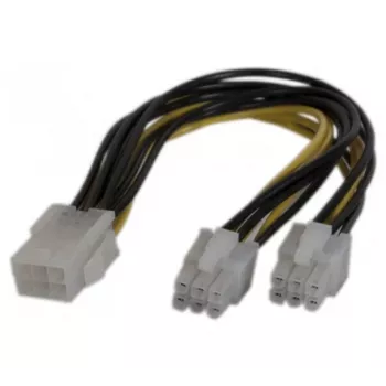 EXERTIS CONNECT Câble adaptateur d'alimentation PCI Express 6 broches vers 2x 6 broches (146694)