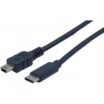 EXERTIS CONNECT Câble USB-C vers Mini-USB Type B, 2,0 m, noir 532451