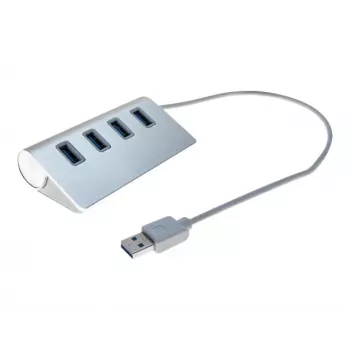 Hub USB 3.0 4 ports Exertis Connect - bureau - noir 021312