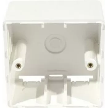 Boîtier en saillie EXERTIS CONNECT pour modules keystone RJ45, 2 ports, blanc pur (272020)