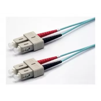 Câble de raccordement fibre optique duplex OM3 Ekivalan SC/SC 3 m aqua LSZH COZOM3DCDC2SA0030A