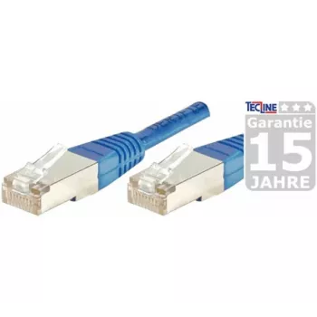 Câble de raccordement Cat6 F/UTP EXERTIS CONNECT, RJ45, bleu, 2 m, embout slim anti-accroche 842204