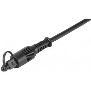 Câble audio optique numérique EXERTIS CONNECT TOSLINK mâle vers TOSLINK mâle 1,8 m fibre optique noir