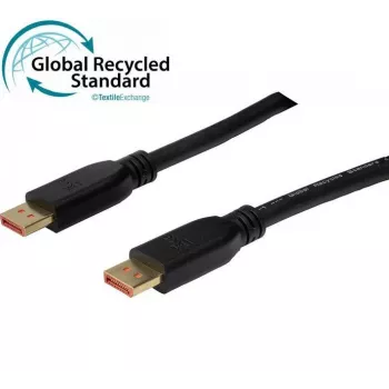 Câble DisplayPort 2.1 Exertis Connect, 80 Gbit/s, UHBR20, 4:4:4, GRS, DisplayPort mâle vers DisplayPort mâle, 1,0 m 127241