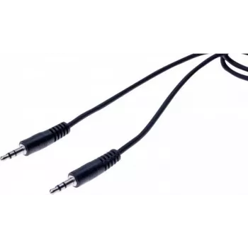 Câble audio stéréo 3,5 mm EXERTIS CONNECT mâle vers mâle 1,5 m noir 108569