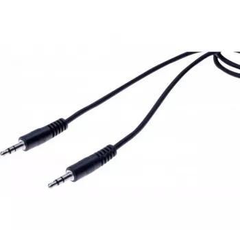 Câble audio stéréo 3,5 mm EXERTIS CONNECT mâle vers mâle 1,5 m noir 108569