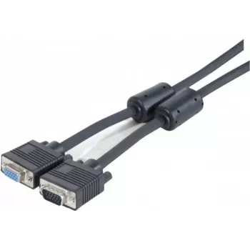 Câble moniteur SVGA EXERTIS CONNECT, HD D-Sub 15 broches mâle/femelle, 10,0 m, noir 119840