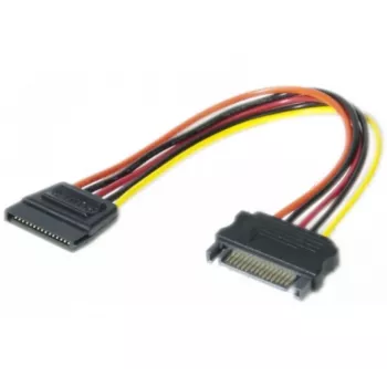 Rallonge d'alimentation SATA EXERTIS CONNECT, SATA mâle vers SATA femelle, 0,2 m 147564