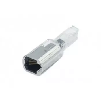 Démêleur de câble de combiné téléphonique EXERTIS CONNECT - empêche l'enroulement, rotule 360°, RJ9/RJ10/RJ22, noir (280101)