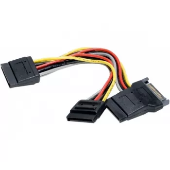 Câble répartiteur d'alimentation SATA EXERTIS CONNECT 15 broches vers 3x SATA HDD - droit 147563