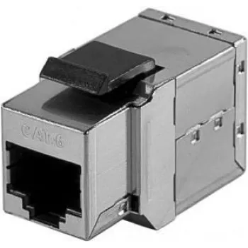 Coupleur Keystone Cat.6 EXERTIS CONNECT RJ45 femelle vers RJ45 femelle, blanc (272240)