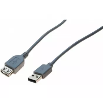 Câble de rallonge Exertis Connect USB 2.0 - USB-A mâle vers USB-A femelle, 3 m, gris 532509