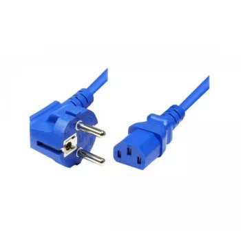 Câble d'alimentation secteur Exertis Connect, IEC C13, bleu, 1,8 m (808013)