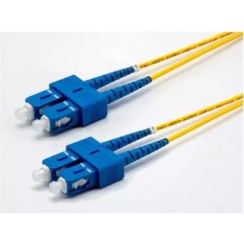 Câble de raccordement duplex Ekivalan OS2 SC/SC, 9/125 µm, jaune, 1,0 m COZ008DCDC2SJ0010A