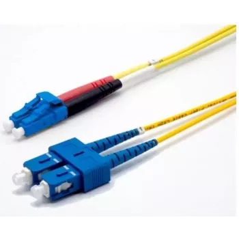Câble de raccordement OS2 duplex, 9/125 µm, LC/SC, jaune, 10 m COZ008DCLC2SJ0100A