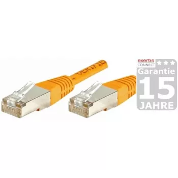 Câble de brassage CAT.6 S/FTP PiMF EXERTIS CONNECT, orange, 10 m 854472