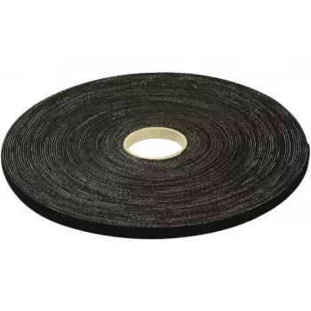 Bande de montage velcro EXERTIS CONNECT, 16 mm x 20 m, noir (629422)